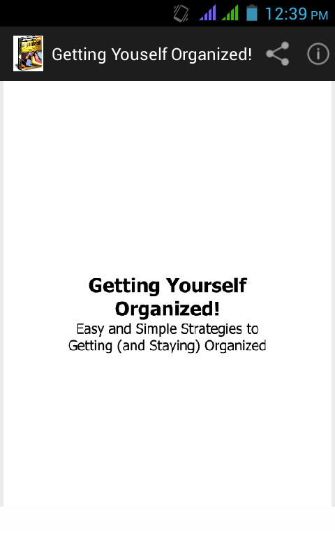 organizing tips