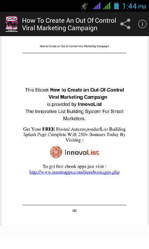 Viral marketing