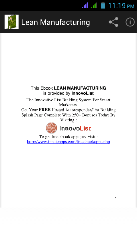 Lean manufacturing