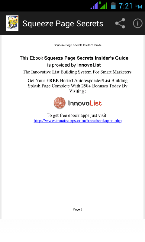 Squeeze page