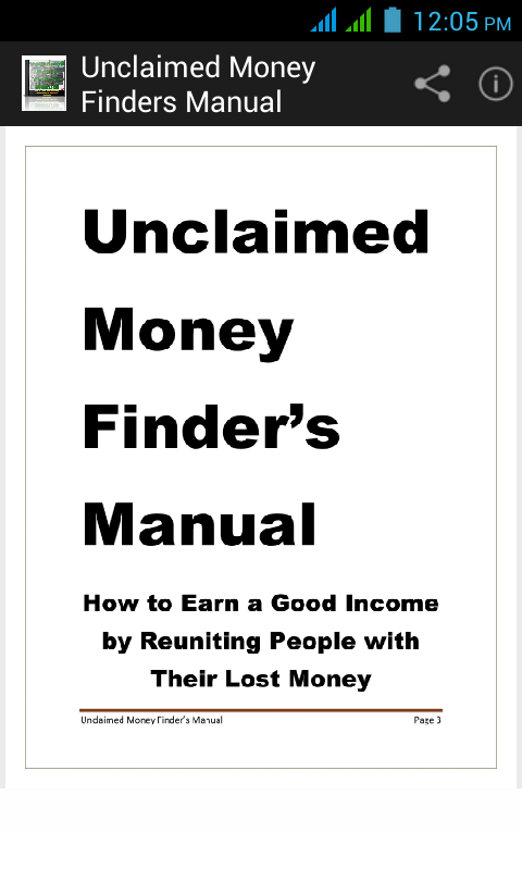 unclaimed funds